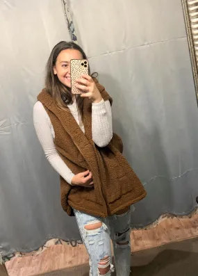 Plush Sherpa Vest Plus