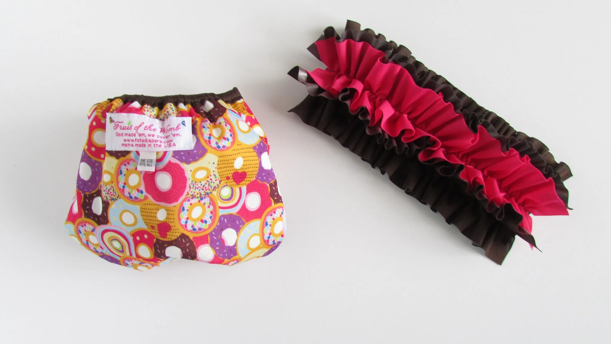 Prissy Pants Donuts Diaper Cover