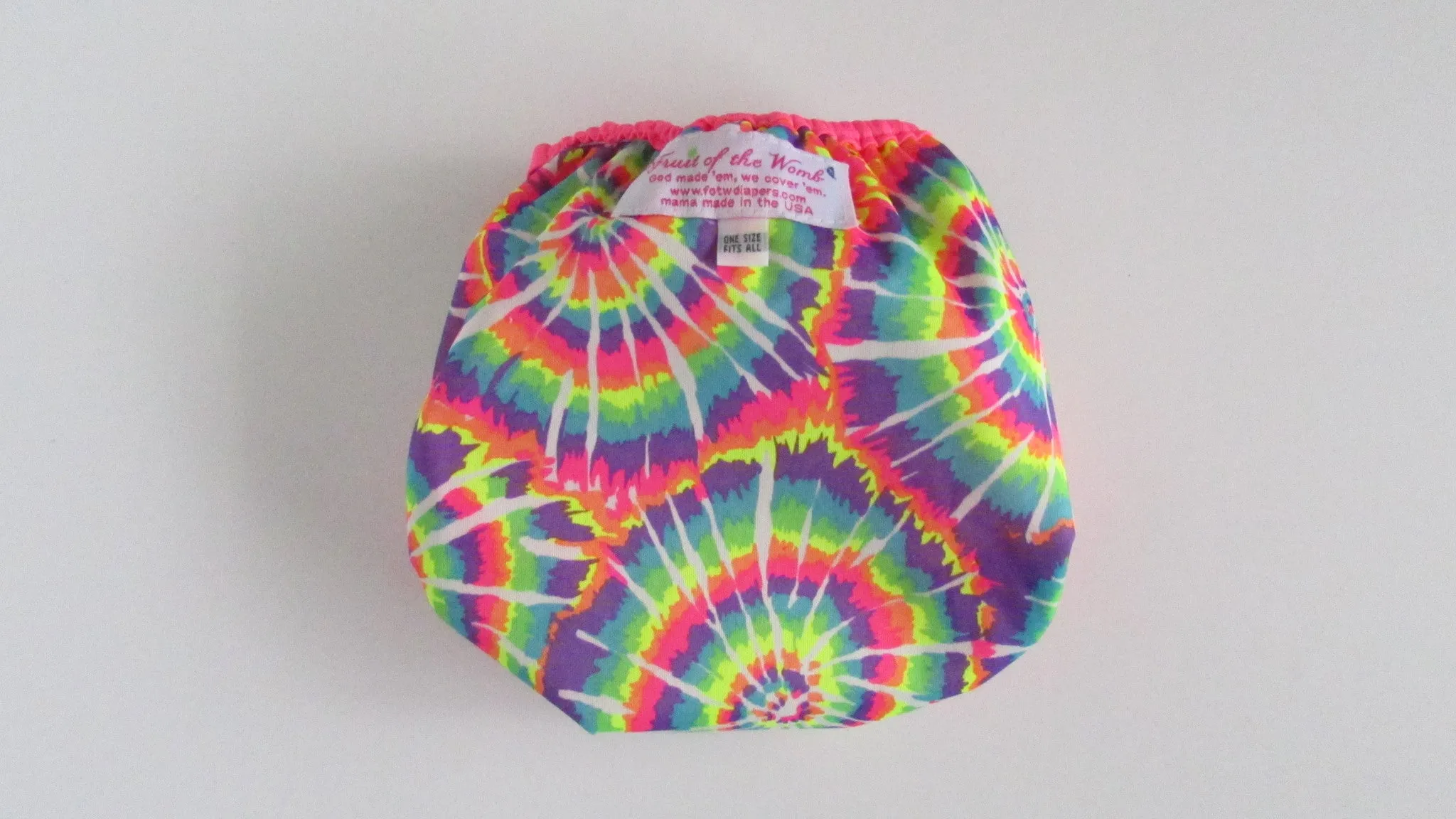 Prissy Pants Neon Tie Dye Diaper Cover