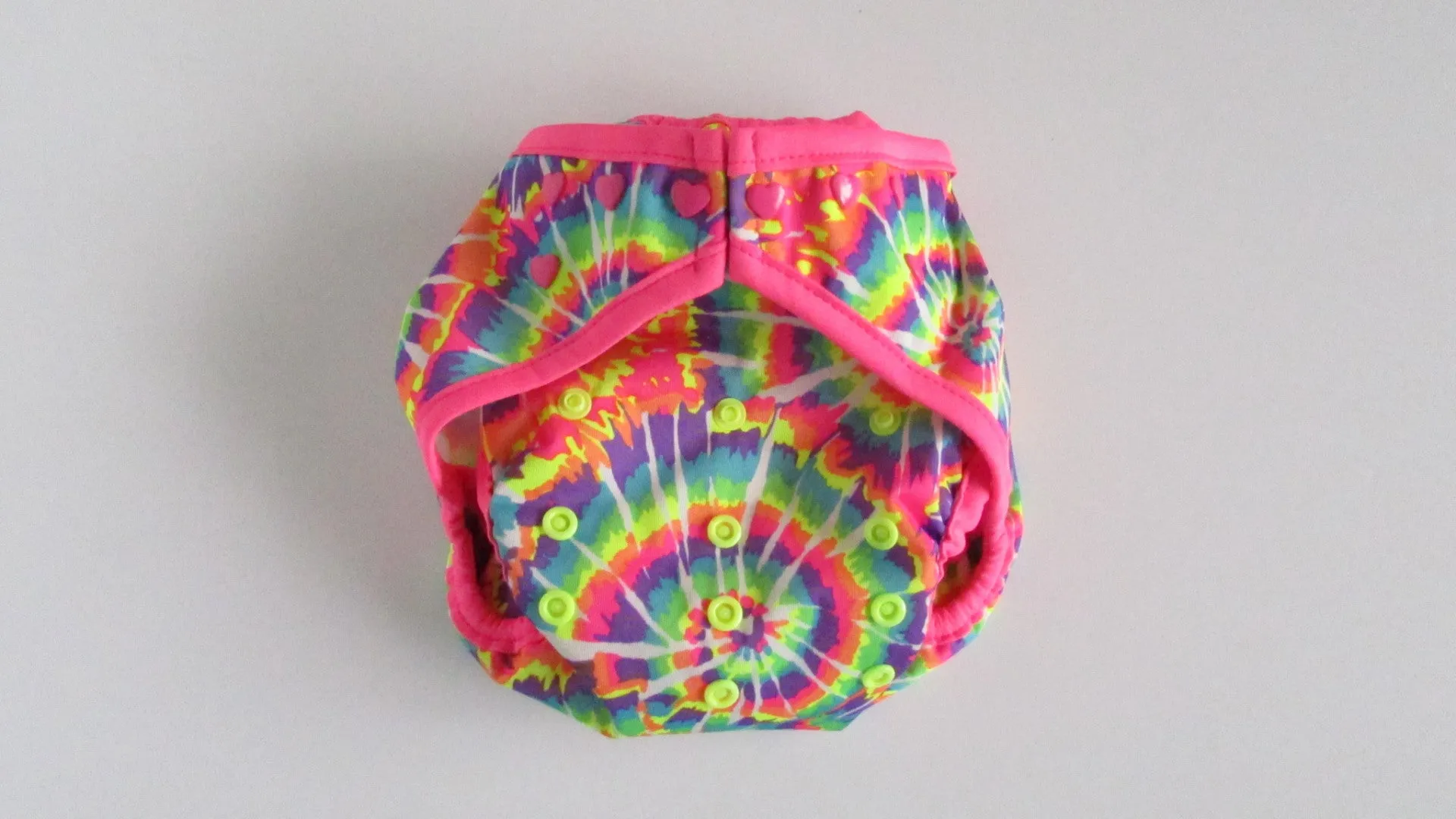 Prissy Pants Neon Tie Dye Diaper Cover