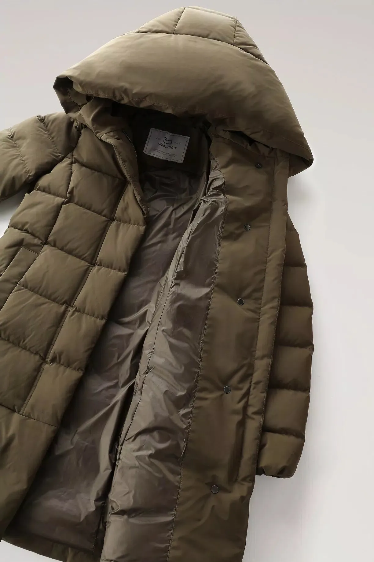 Puffy Prescott Dark Green Parka in Urban Touch