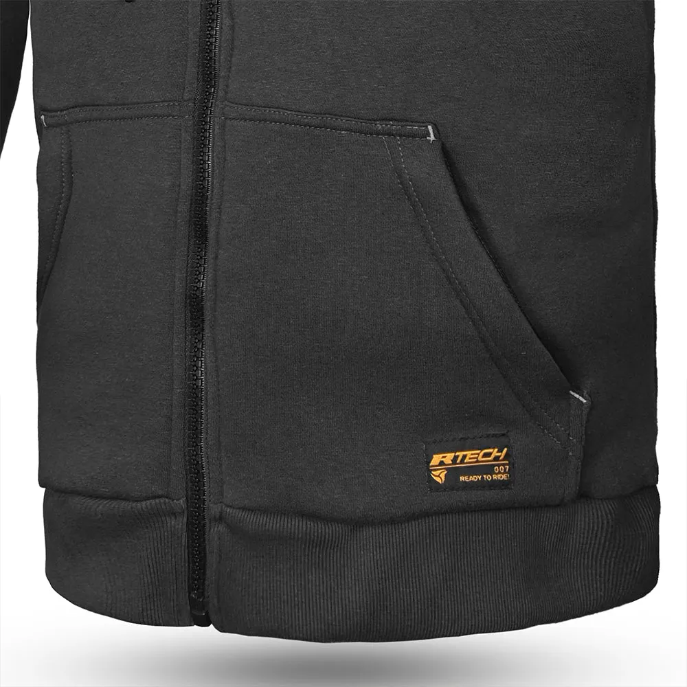 R-TECH Route 91 Motorbike Touring Hoodie Black