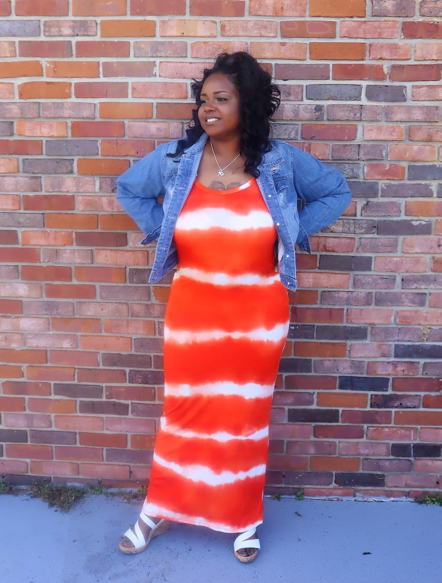 Razorback Maxi Dress