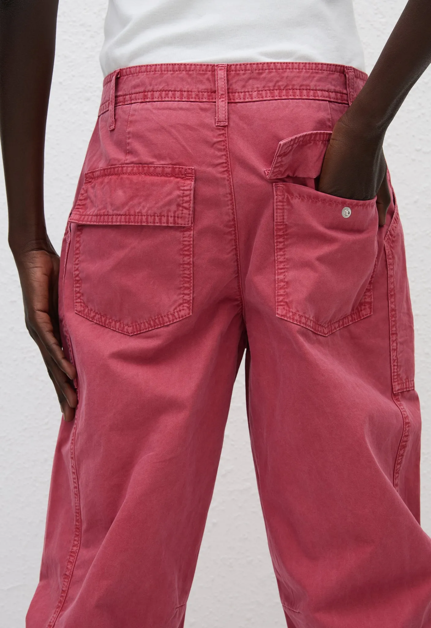 Relaxed Cargo Pant - Rose