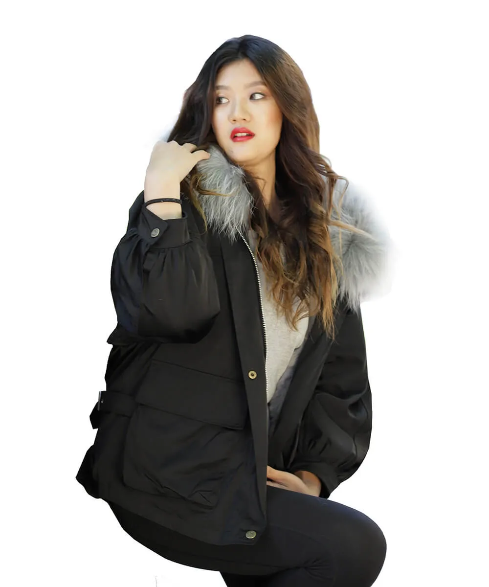 Rex Raccoon Parka Jacket