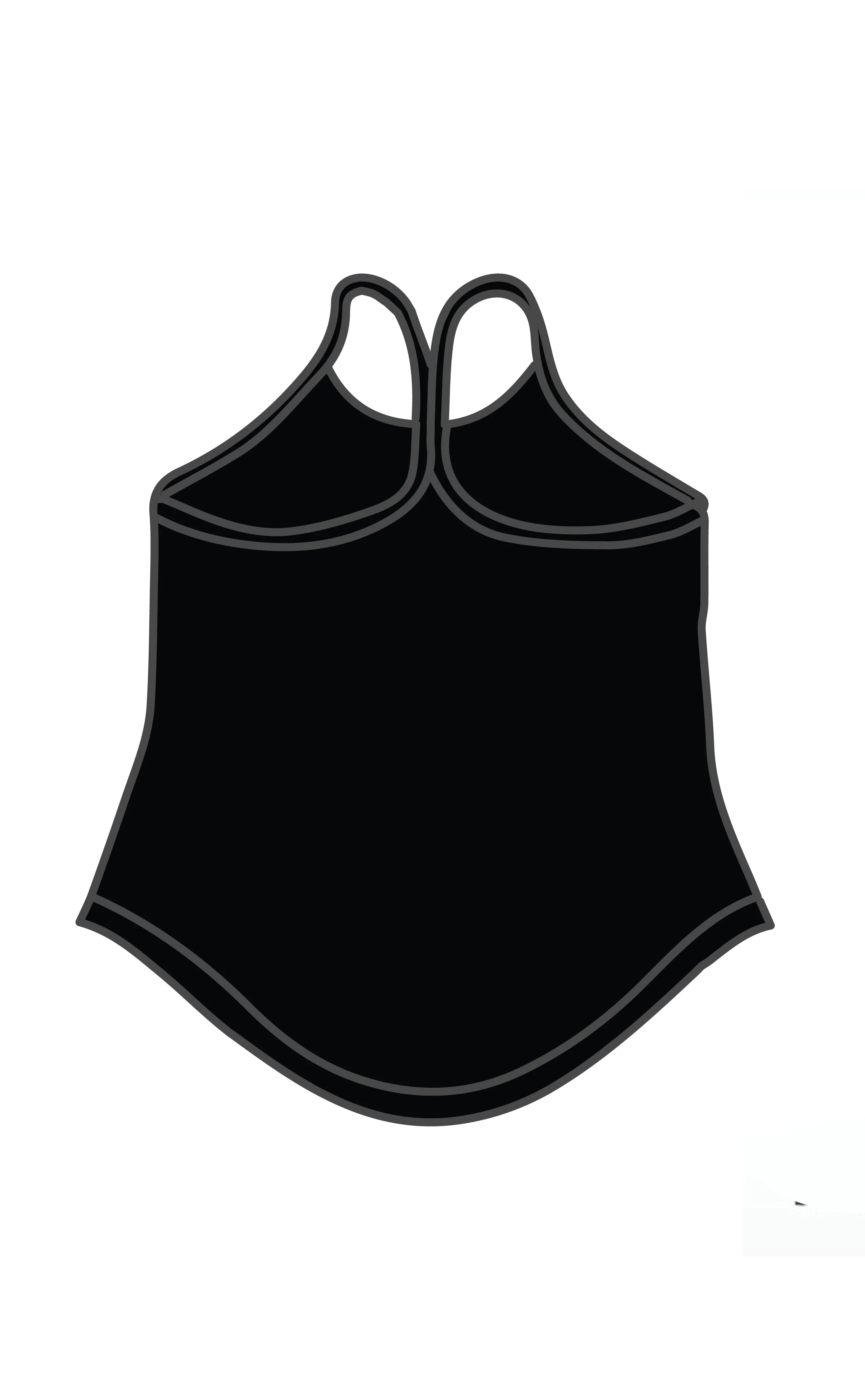 Riverside Black Luxe Elite Singlet