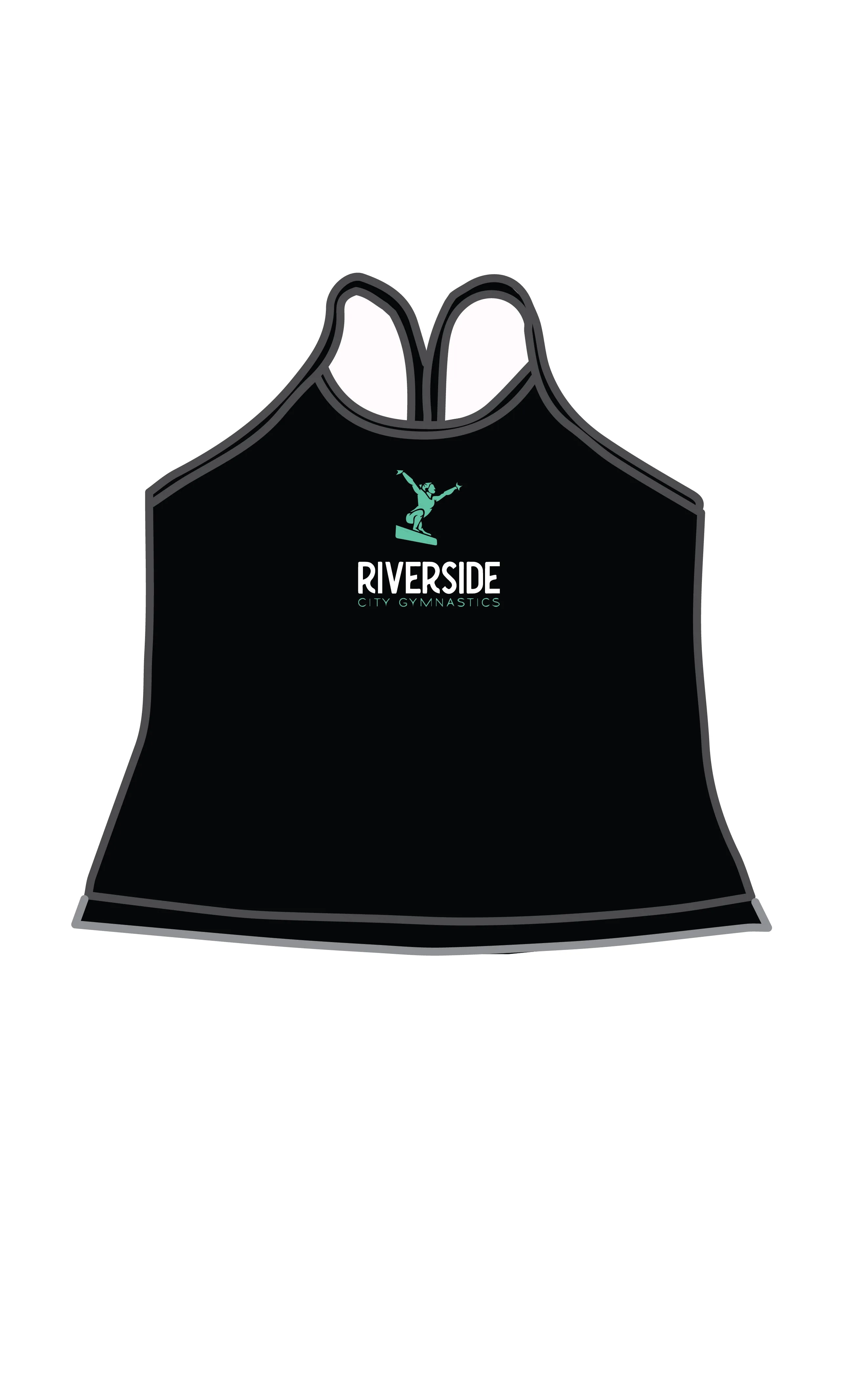 Riverside Black Luxe Elite Singlet