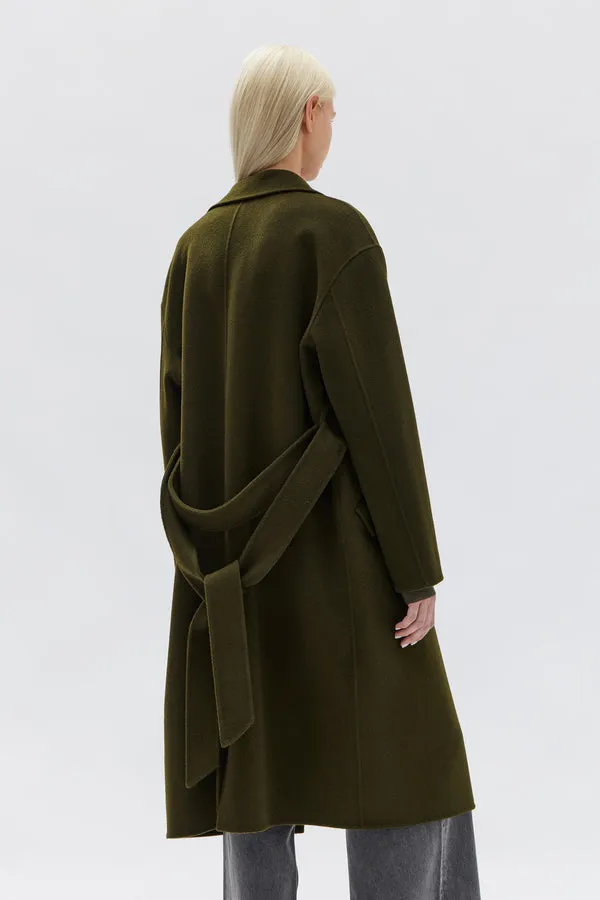 Sadie Forest Single Breasted Wool Coat