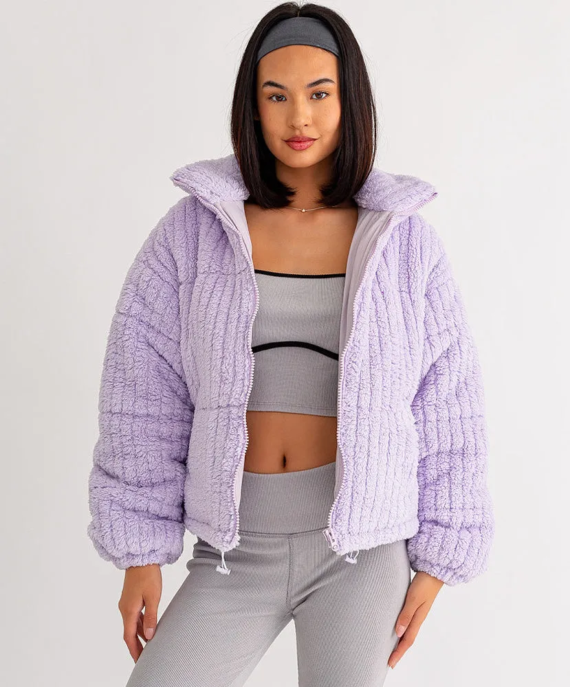 Sadie Sherpa Puffer Jacket