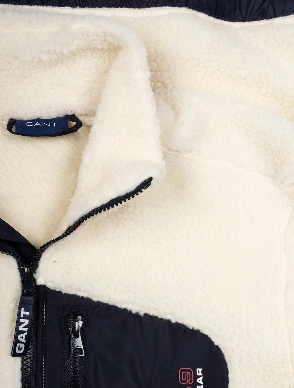 Sherpa Fleece Jacket Offwhite