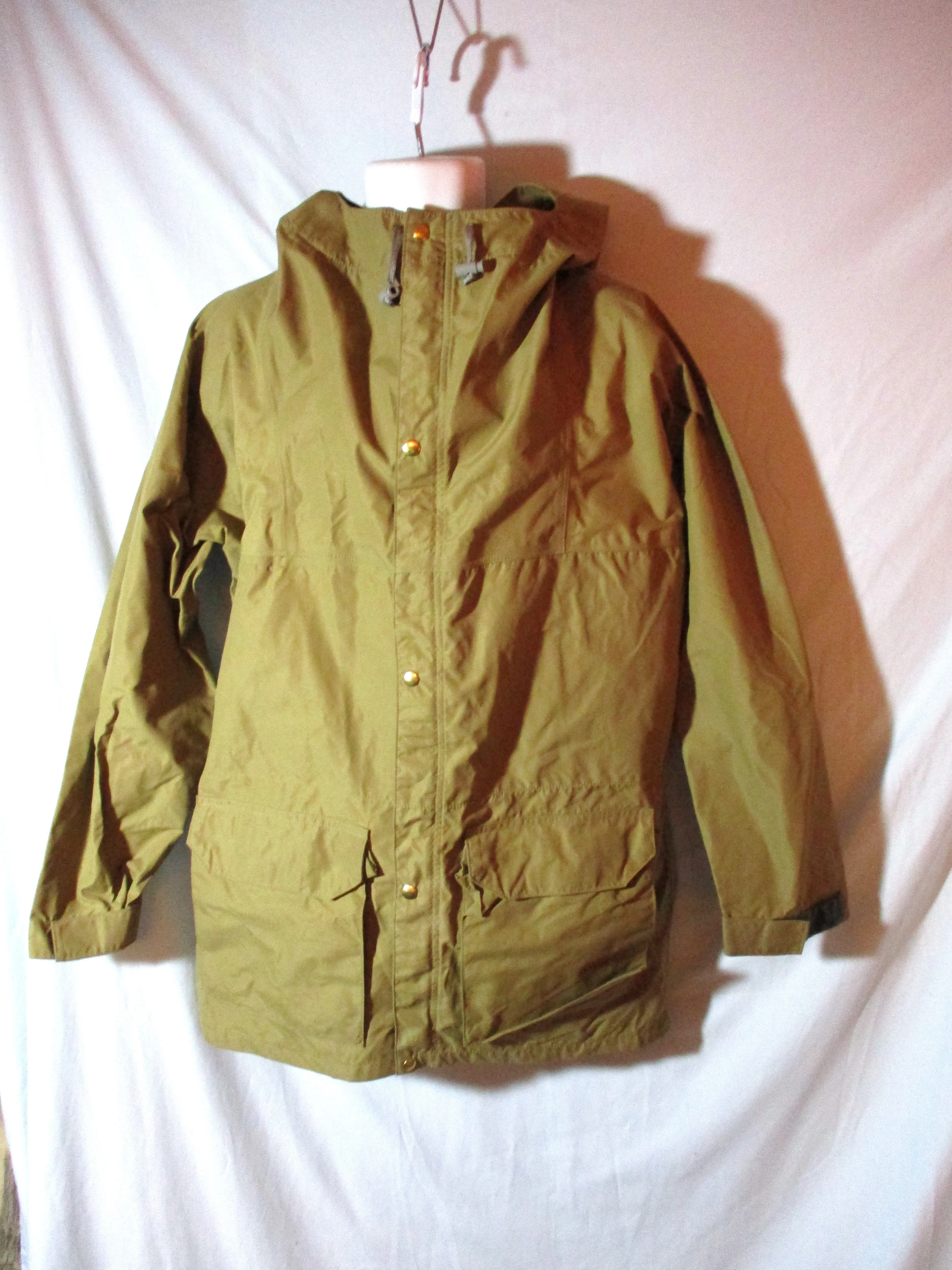 SIERRA WEST GORE-TEX RUNNING Windbreaker JACKET XL Coat PARKA KHAKI