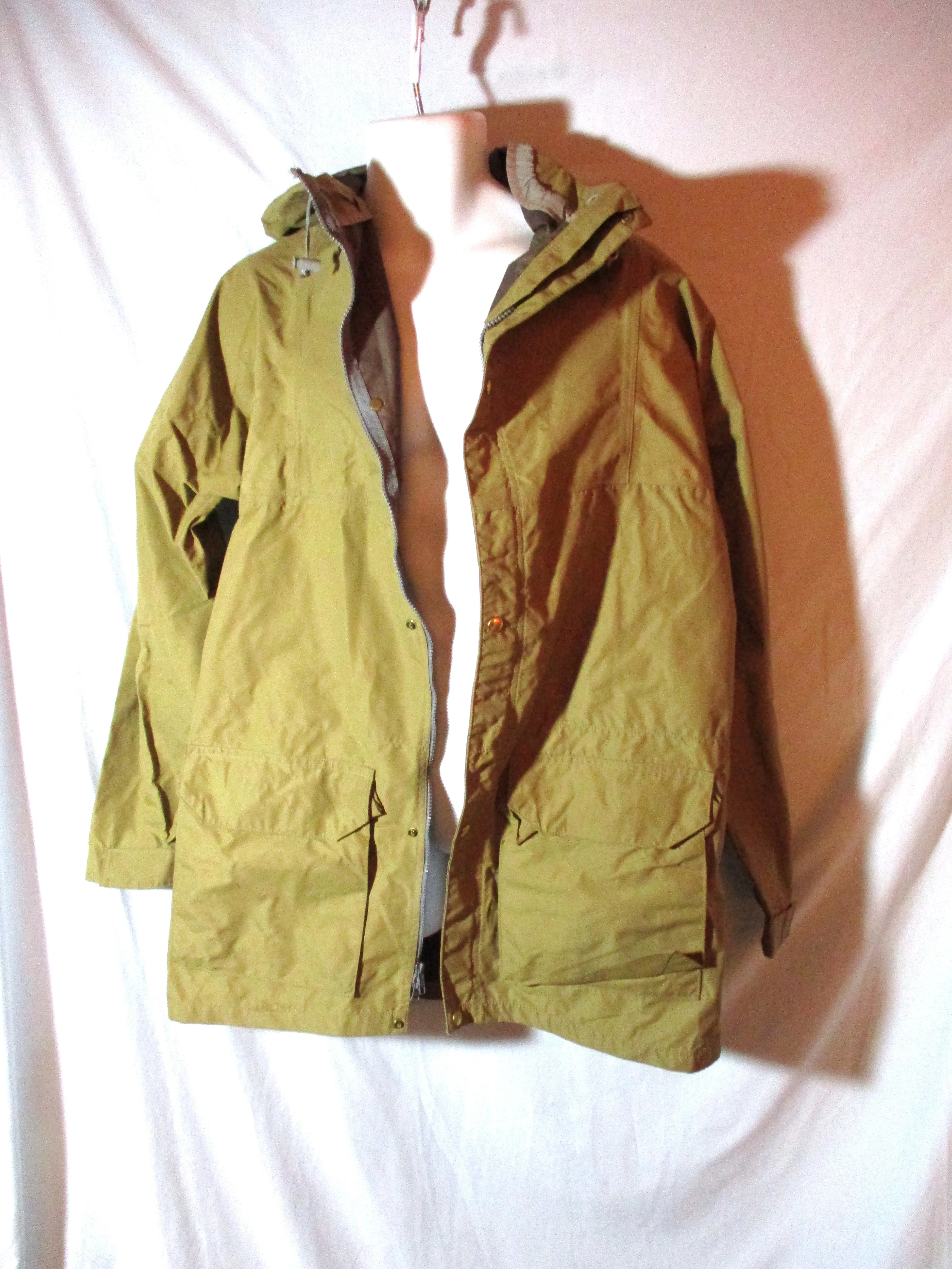 SIERRA WEST GORE-TEX RUNNING Windbreaker JACKET XL Coat PARKA KHAKI