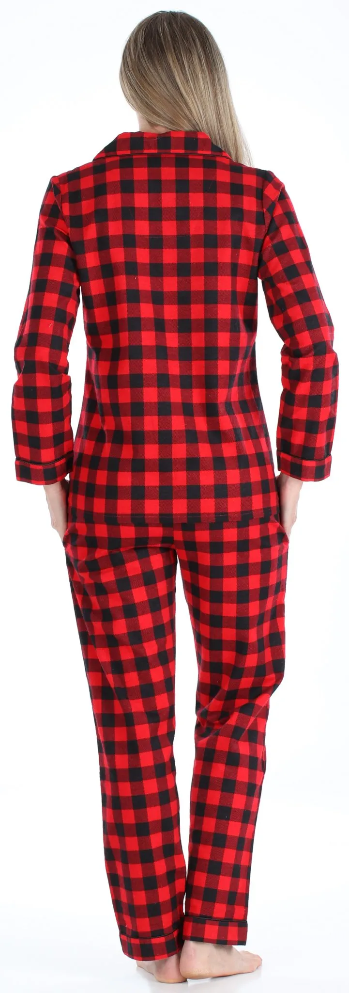 SleepytimePjs Christmas Family Matching Buffalo Plaid Flannel Pajamas for The Family