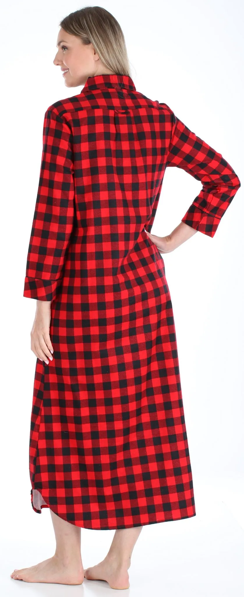 SleepytimePjs Christmas Family Matching Buffalo Plaid Flannel Pajamas for The Family