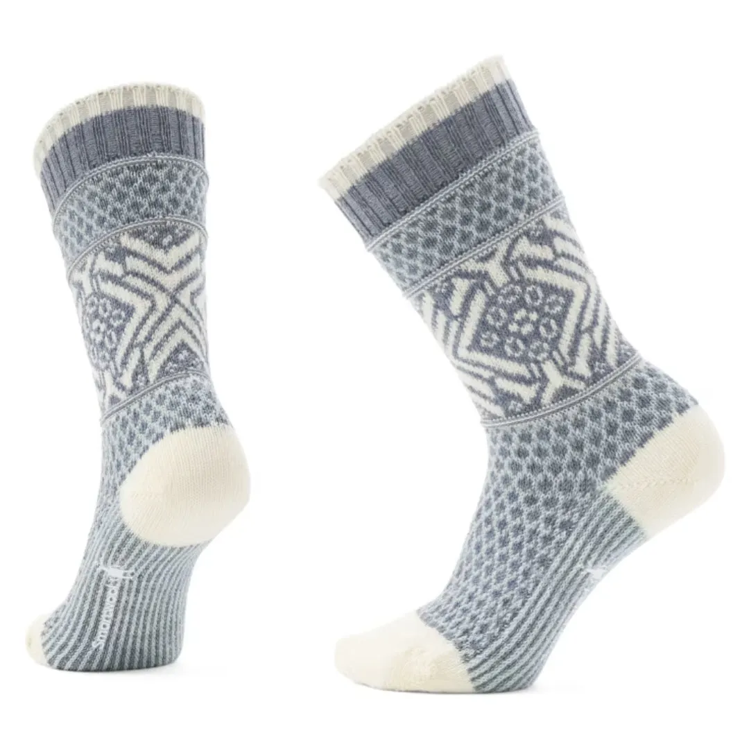 Smartwool Everyday Popcorn Snowflake Pattern Crew Socks - Full Cushion