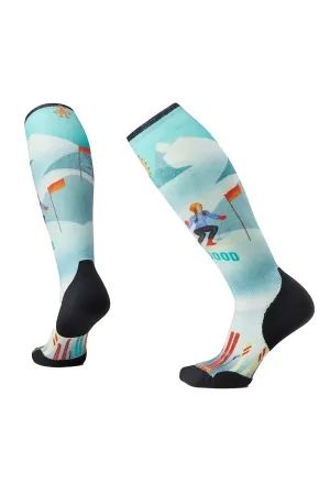 Smartwool Ski Targeted Cushion Snow Bunny Print OTC Socks - Women's