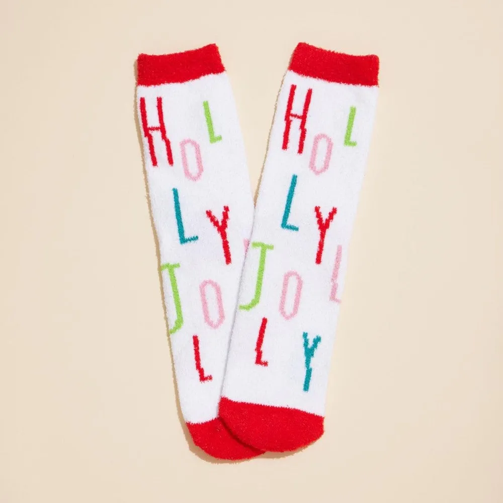 Soft Knit Christmas Socks Gift Set of 4 - Winter Wonderland