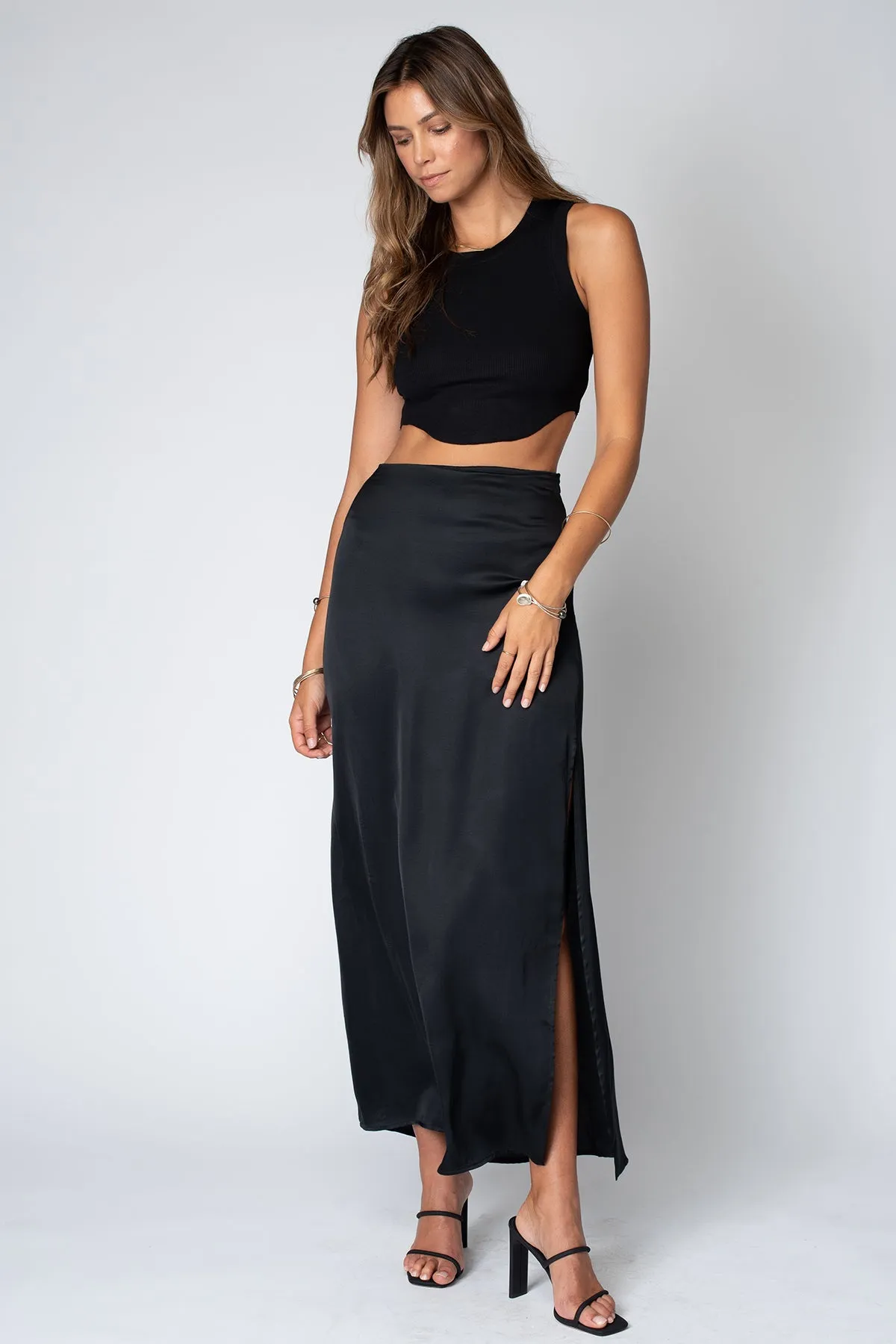 Stillwater Dani Maxi Skirt in Black