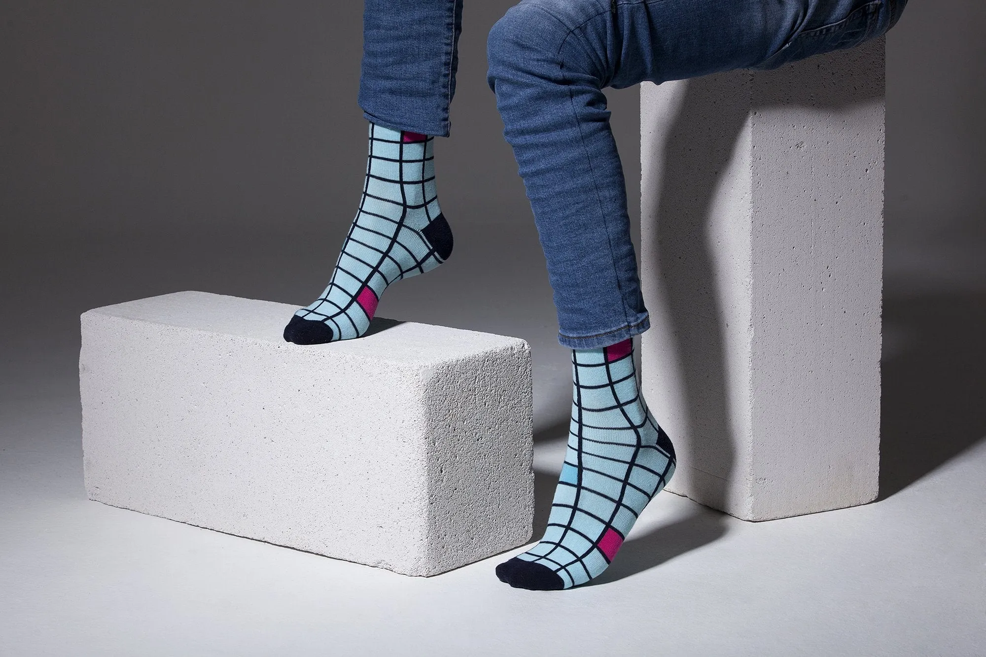 Stylish Men's Blocks Socks