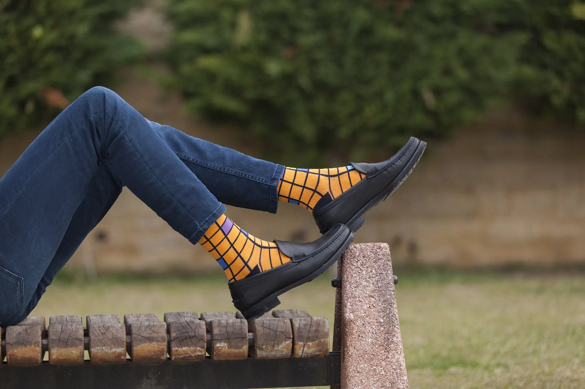 Stylish Men's Blocks Socks