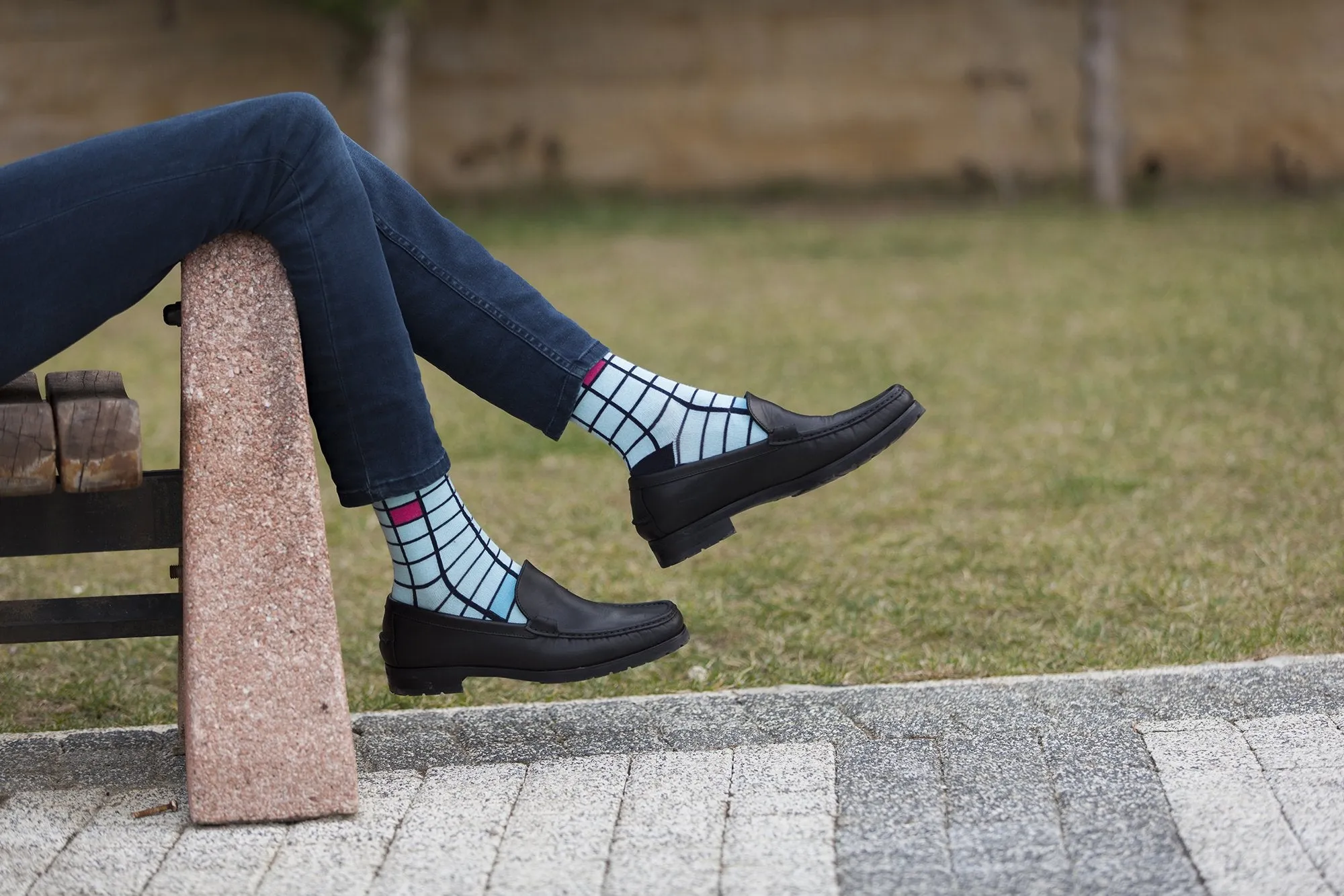 Stylish Men's Blocks Socks