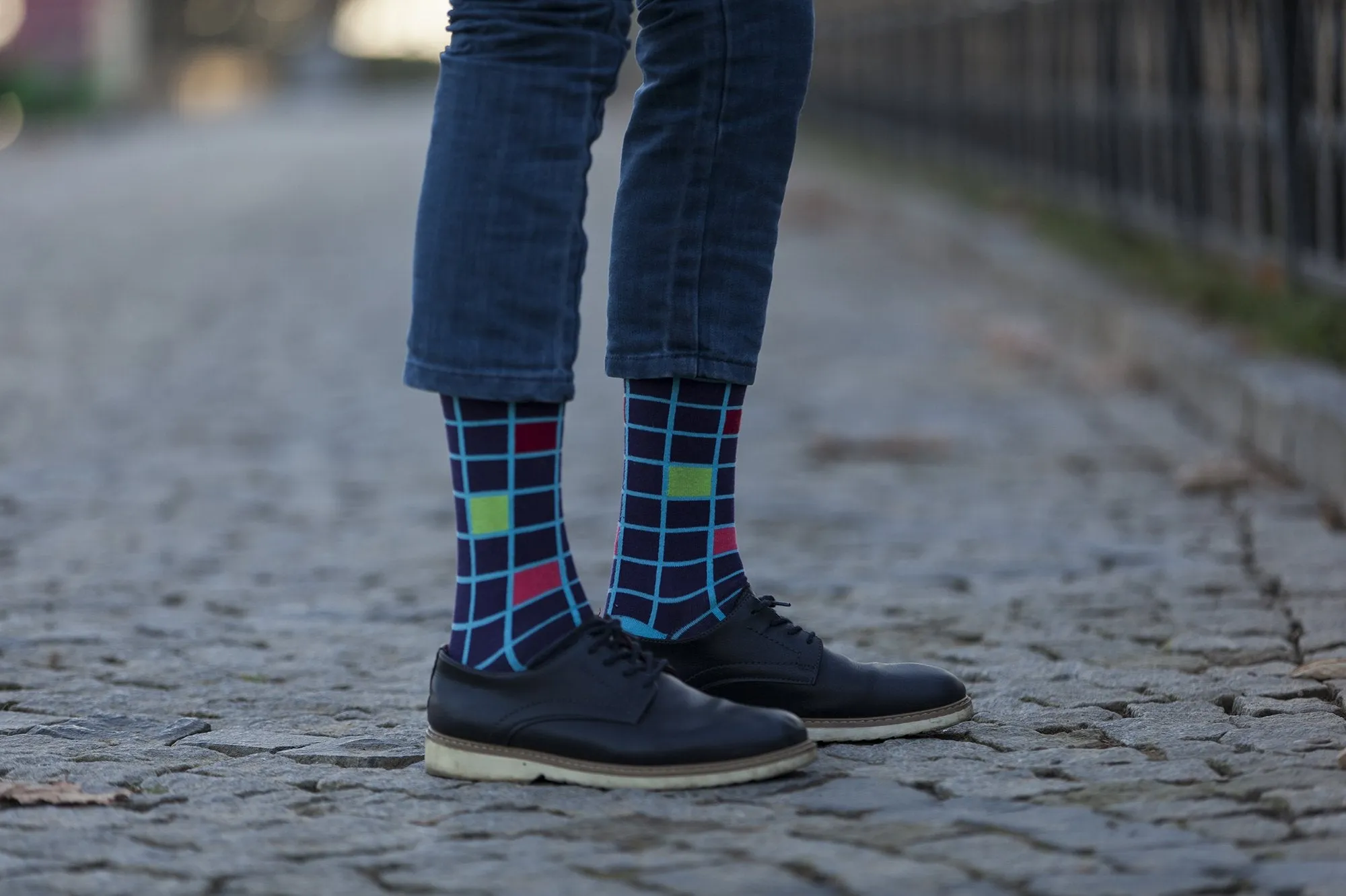 Stylish Men's Blocks Socks