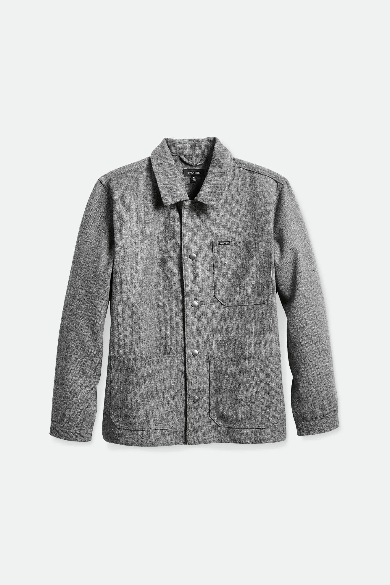 Survey Chore Coat - Black/Grey Herringbone