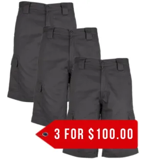 Syzmik ZW012 Mens Drill Cargo Short - 3 Pack