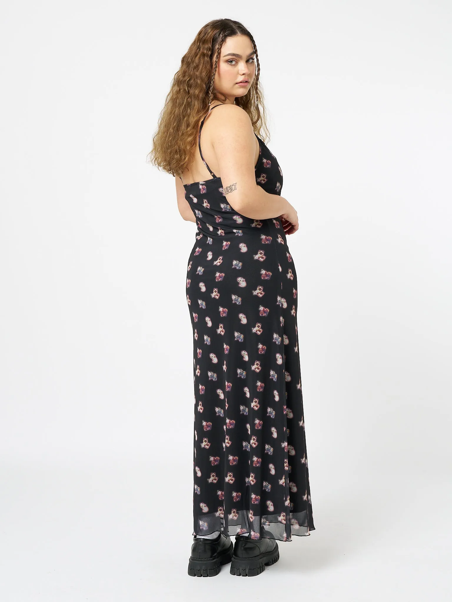 That Cat Girl Mesh Maxi Dress