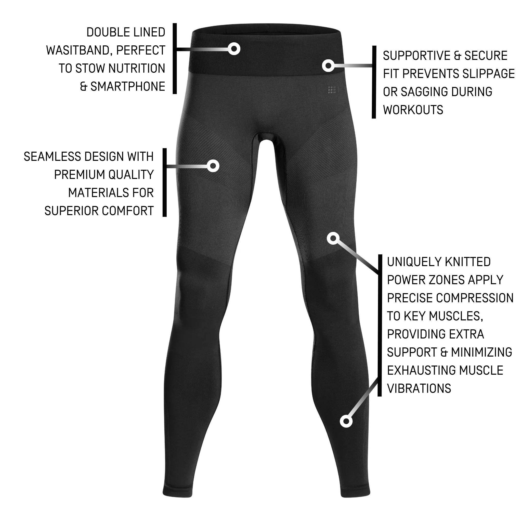 The Run Seamless Tights, Men