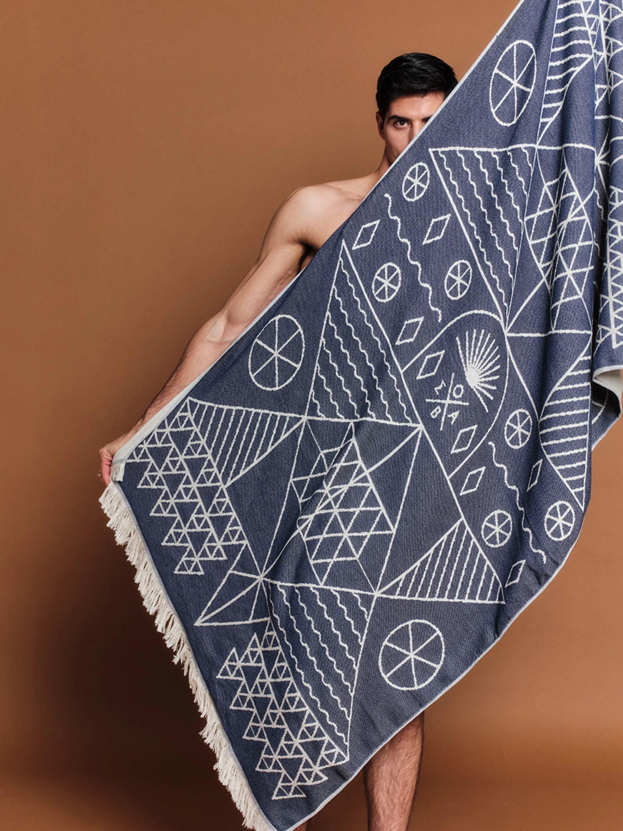 Tinos | Feather Beach Towel