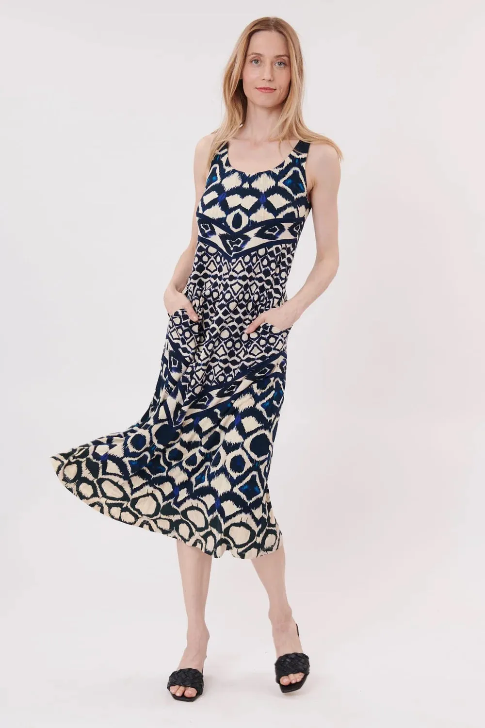 Toccata knit Maxi-Navy