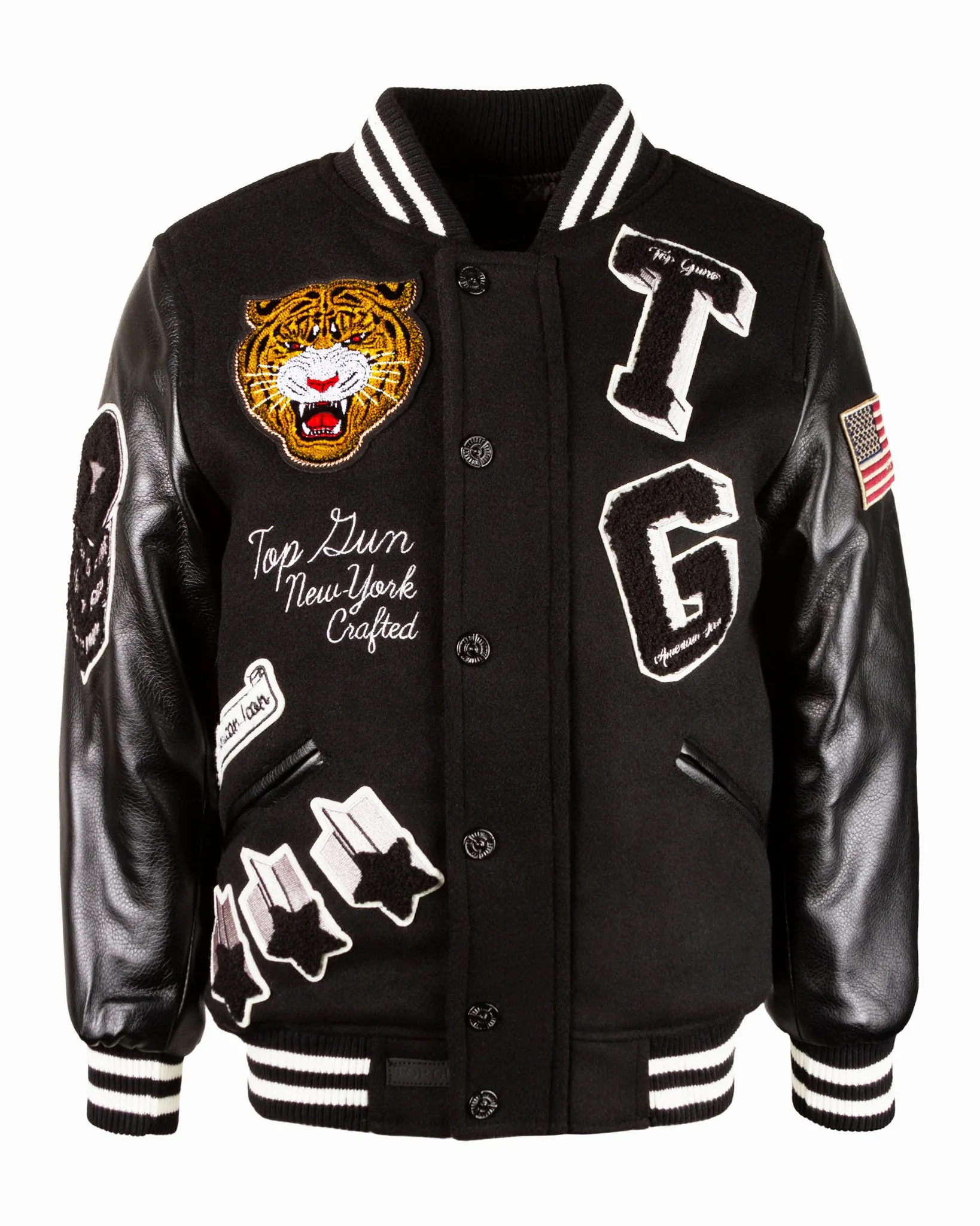 TOP GUN® KIDS TIGER VARSITY JACKET