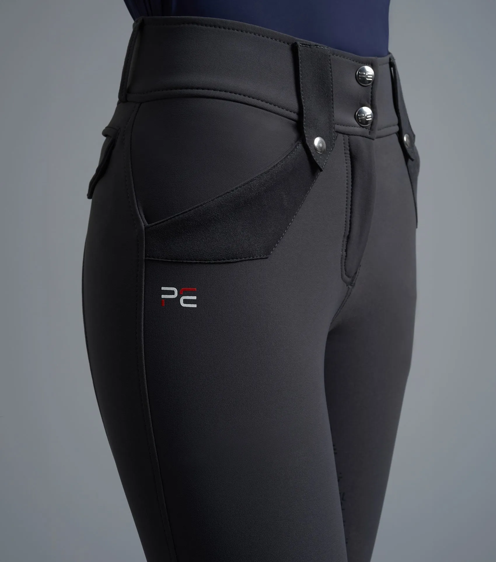 Torino Ladies Full Seat Gel Riding Breeches Anthracite