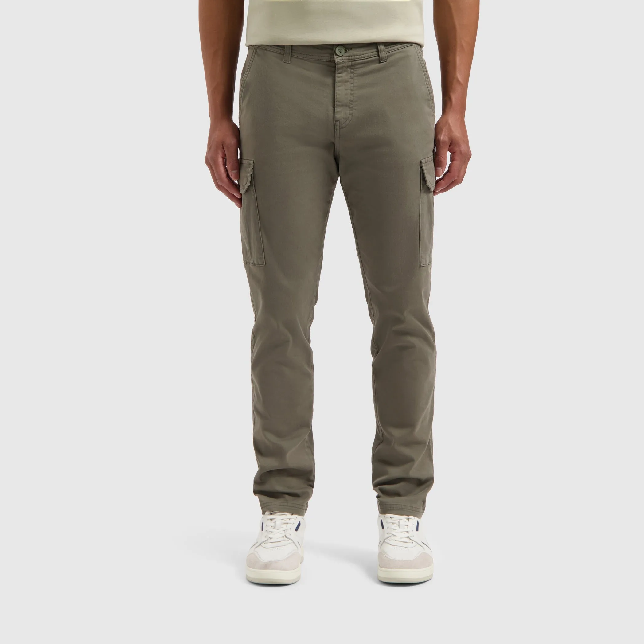 Twill Cargo Pants | Army Green