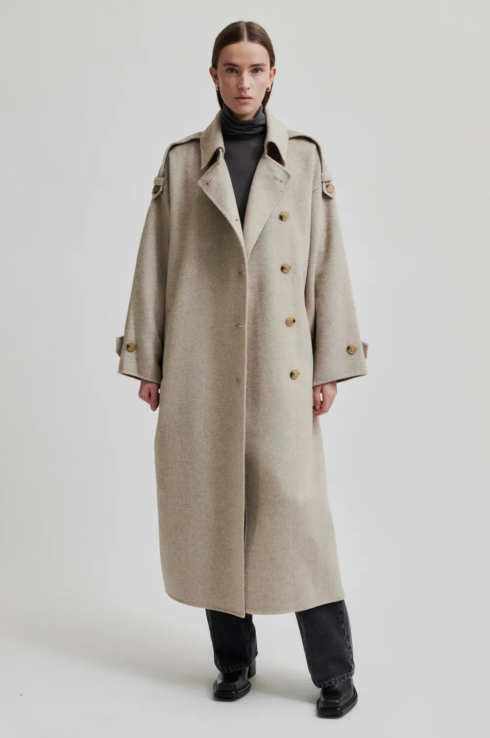 Walance New Coat Beige Melange