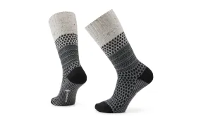 Women's Everyday Popcorn Cable Full Cushion Crew Socks - Natural Donegal