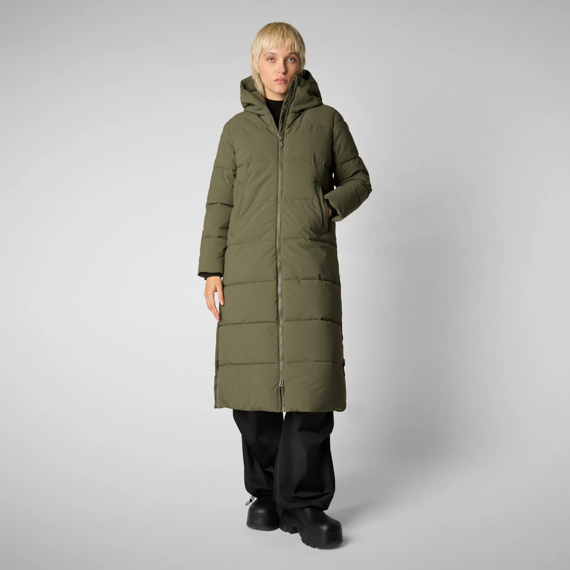 Women's Hooded Parka Missy in laurel green