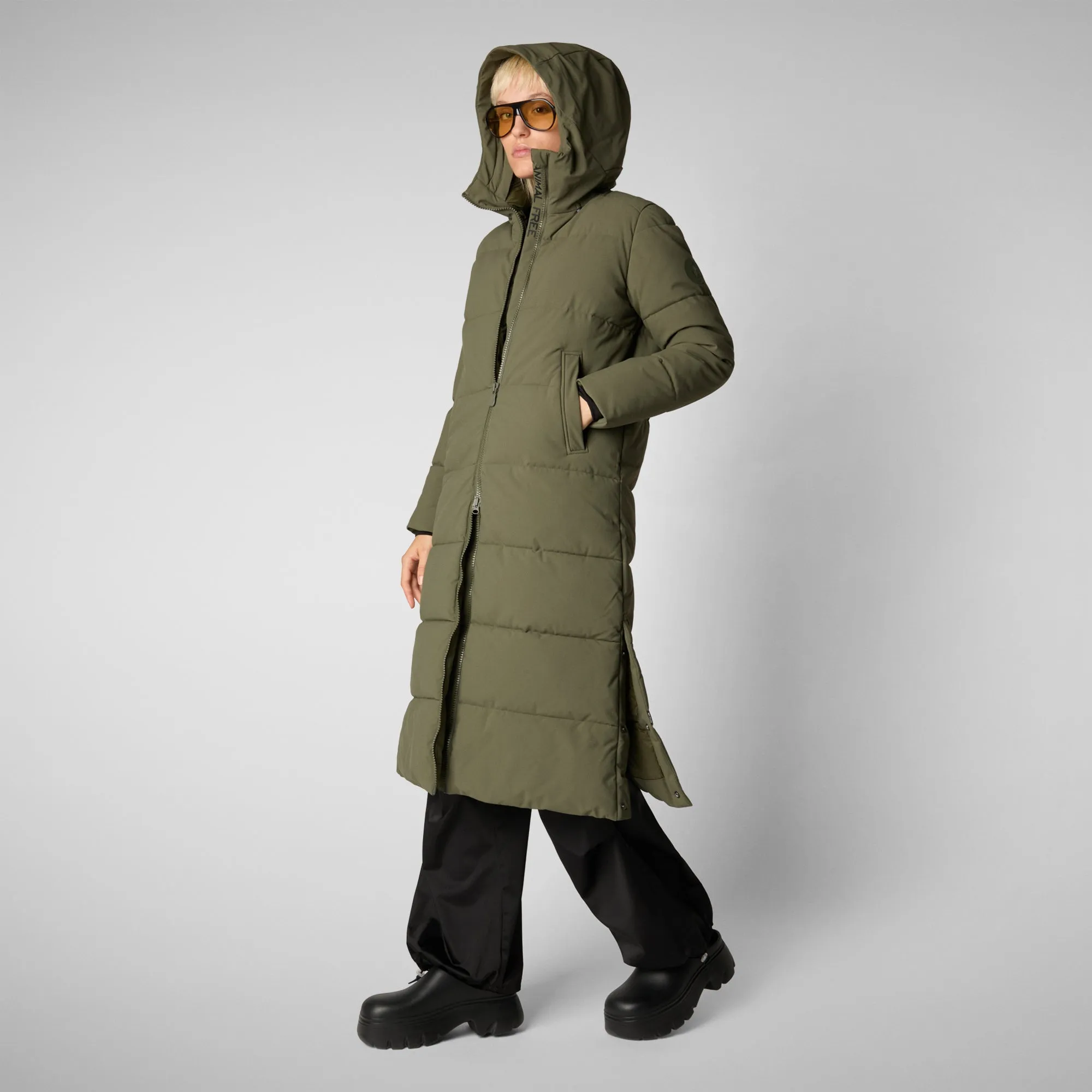 Women's Hooded Parka Missy in laurel green