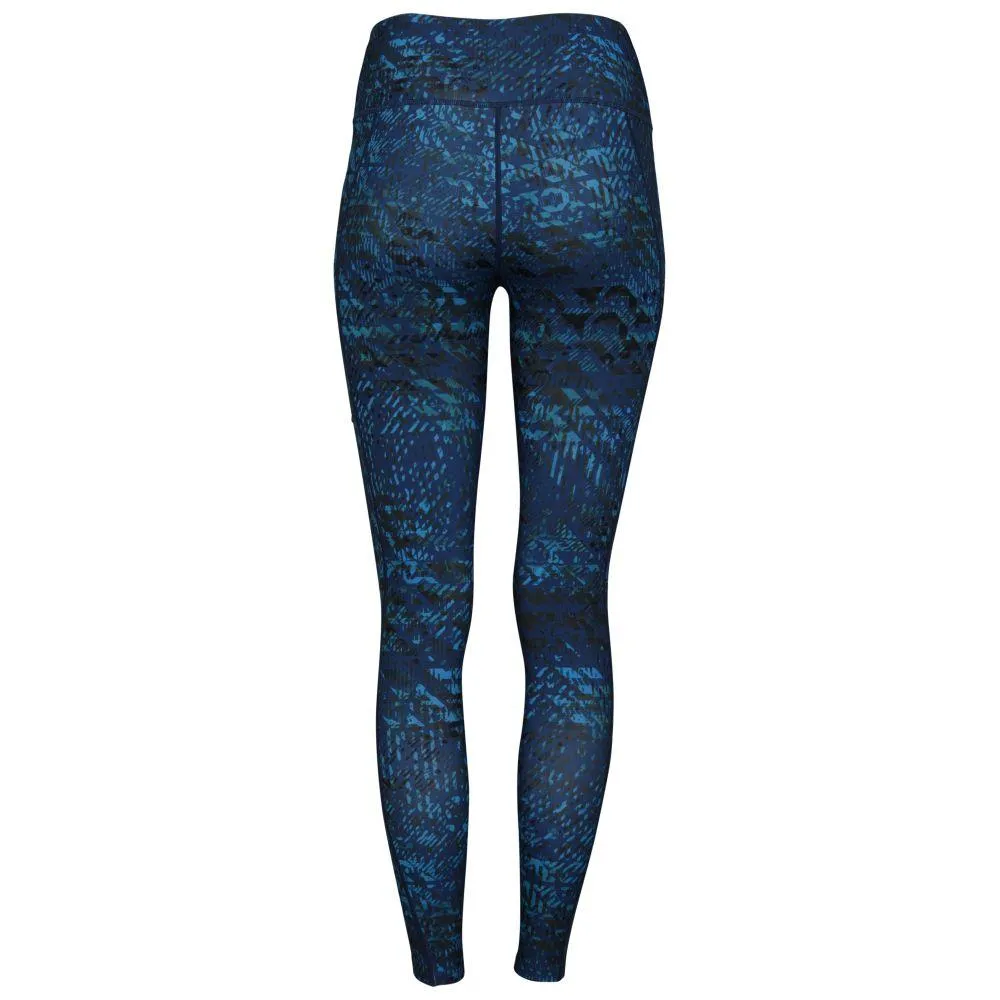 Womens Nyx Tights (Petrol/Navy Print)