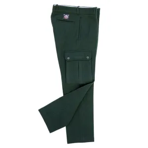 Wool Cargo Pants - Spruce Green