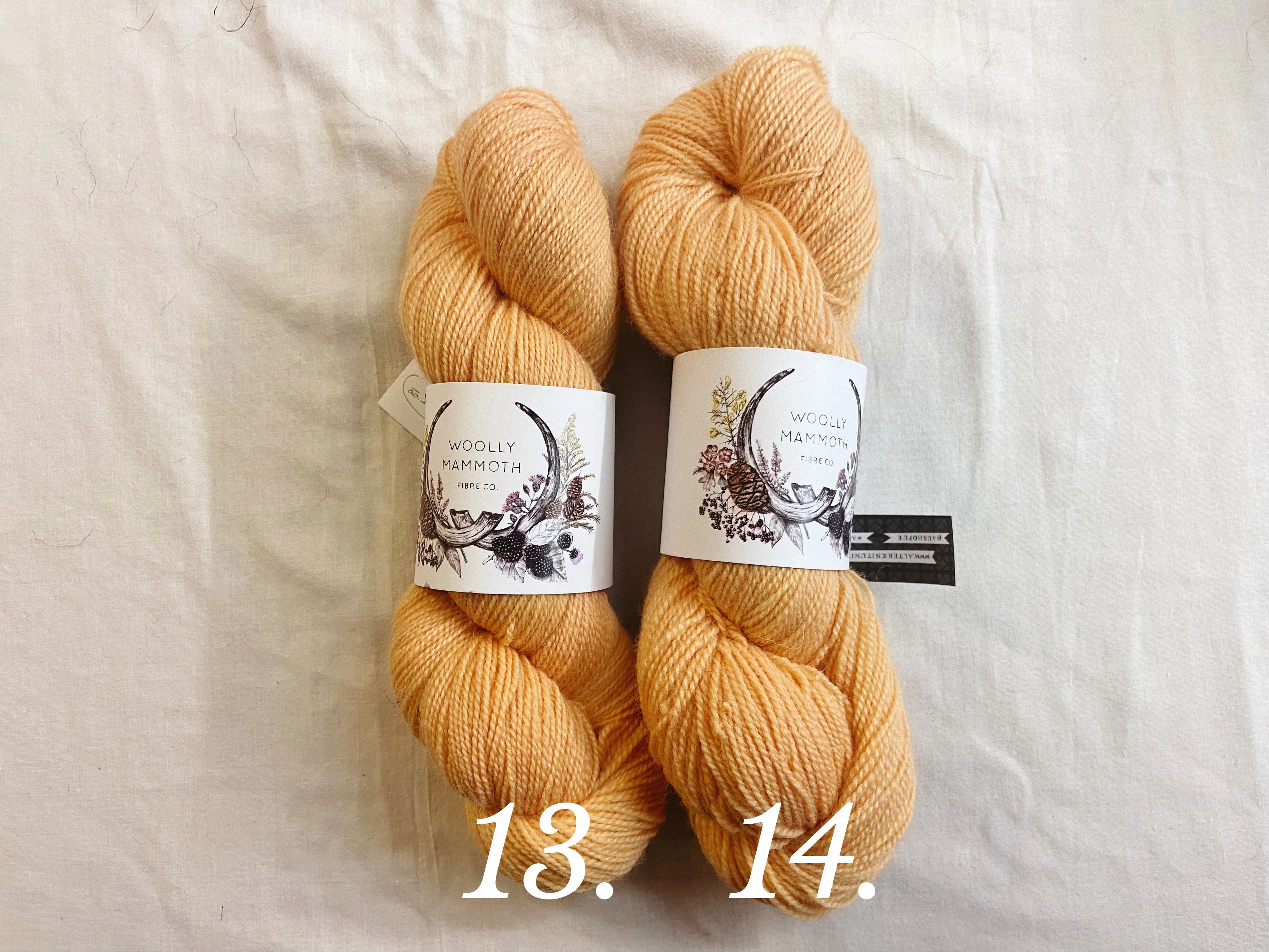 Woolly Mammoth: Natural Sock 100g