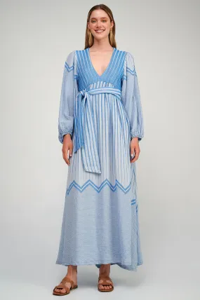 Zakar Maxi Dress in Blue