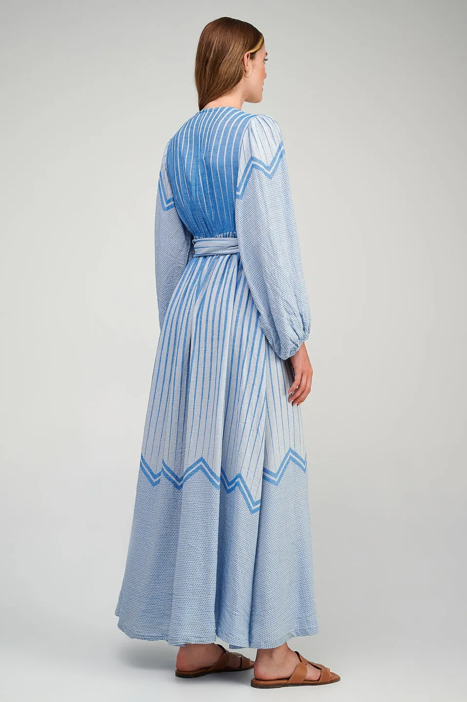 Zakar Maxi Dress in Blue